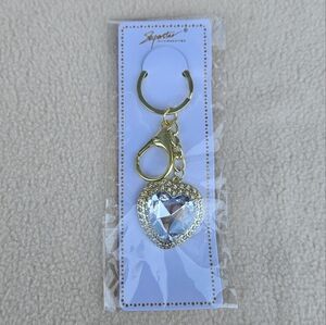 Gold Heart Keychain
